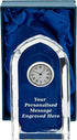 Arch Shape Crystal Clock – Personalised & Laser Engraved image 0
