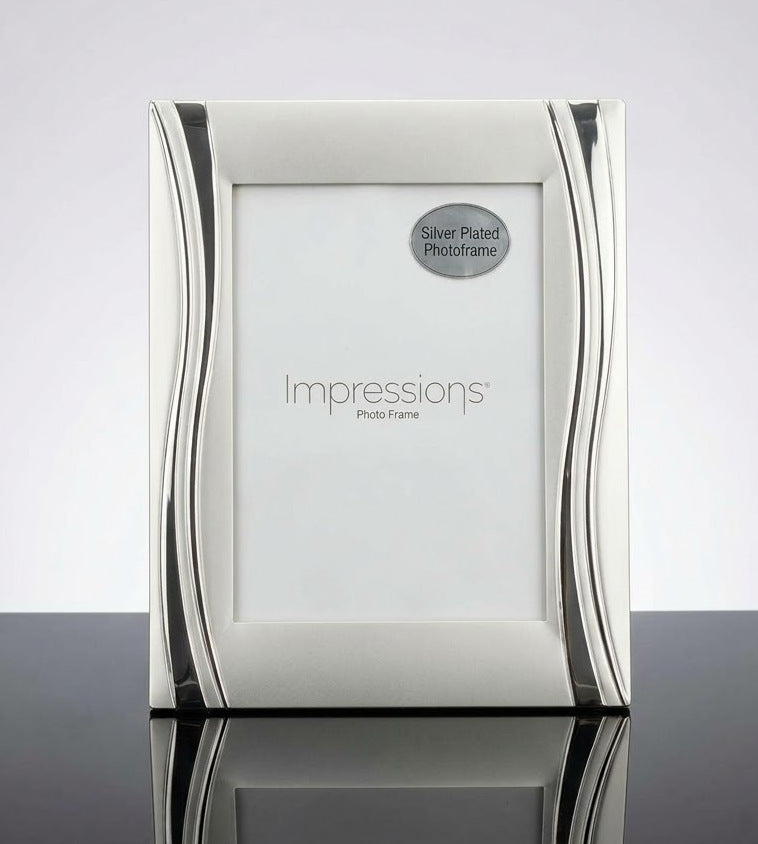 Engraved Silver Plated Wedding Day Photo Frame