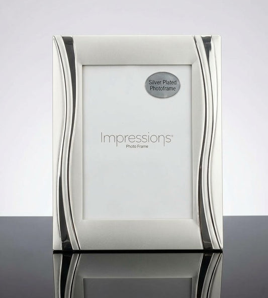 Engraved Silver Plated Wedding Day Photo Frame